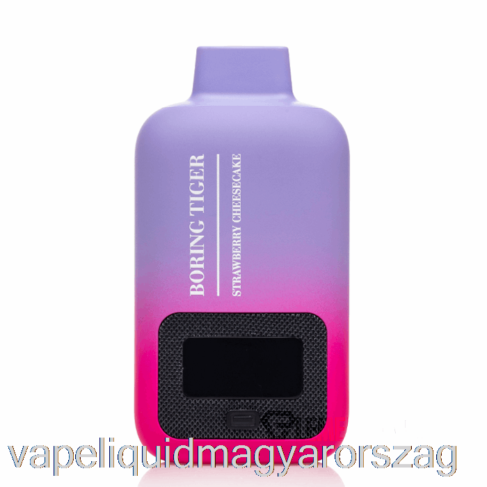 Luffbar Unalmas Tigris 25000 Eldobható Epres Sajttorta Vape E Cigi